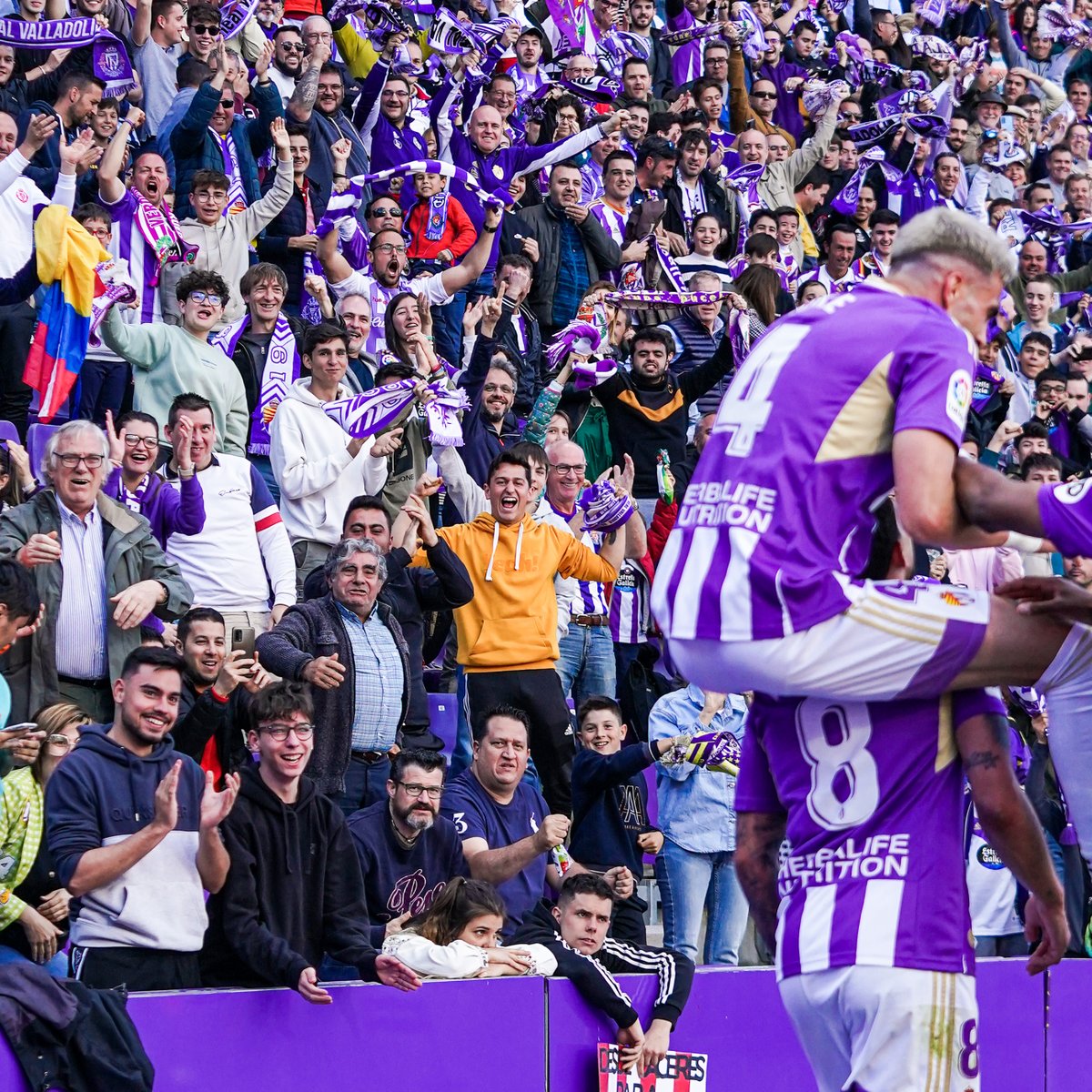 aalonsogi's tweet photo. Esta noche de nuevo, sin solución de continuidad, juega el Real Valladolid C.F. S.A.D en nuestro fortín, Estadio Zorrilla. Nos visita un duro rival, en muy buena forma, Atlético de Madrid que seguro nos lo pondrá muy difícil. A muerte hoy con el Pucela. #sisepuede #AupaPucela https://t.co/QSeJkveXew
