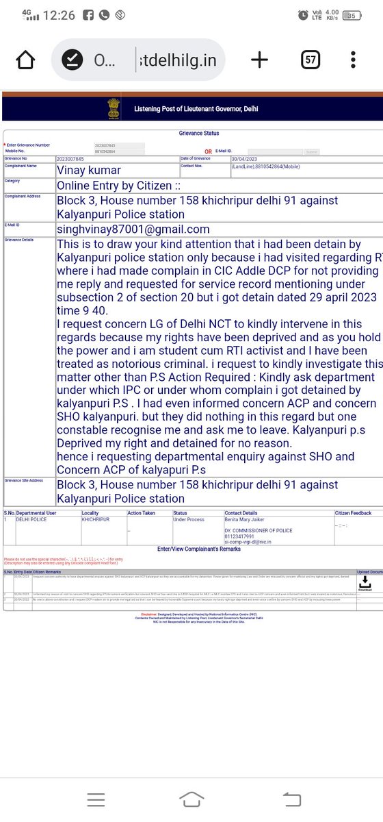 Vinay95147065's tweet photo. @DelhiPolice misusing there power provided by our #Constitution under supervision of #SHO kalyanpuri and #ACP_Kalyanpuri. And all Senior officials has become 🙈🙉🙊. It's shameful.
#Right2Speech confined
#Right2Information
@DCP_Anand
@DCPEastDelhi
@CPDelhi
@JointCP_ER https://t.co/FI8jsiFZHW