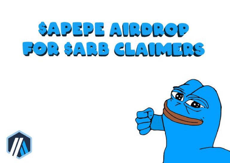 StandoutDegen's tweet photo. Yet another pension is coming for $Arb enjoyooors🎁

Get ready for $APEPE guys🔥

Project is officially launching on monday so stay glued to my page and @arbitrum_pepe as link to claim $APEPE will be available soon.

#pepe #arbitrum #ArbitrumAirdrop  #Airdrop #pepecoin #memecoins https://t.co/6zCFMMpgsl