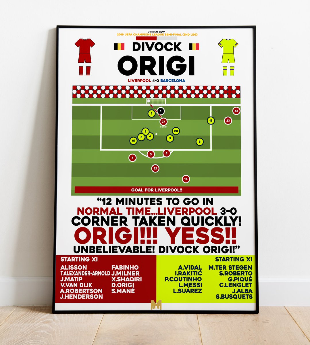 MezzalaDesigns's tweet photo. If Mohamed Salah scores v Spurs today, we’ll giveaway an Iconic Corner Taken Quickly Divock Origi https://t.co/qygSfzjJyF Framed Poster!🖼️🇪🇬

To enter 👇

🔄 Retweet this tweet
🤝 Follow us

Good luck🔴🇧🇪

#YNWA #LFC #LIVTOT https://t.co/qlWiplGDTw