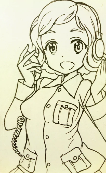 #寺本とみ子生誕祭2023 寺本とみ子ちゃん誕おめ! バスガアル風のポーズ。 「発車オ〜ライ」