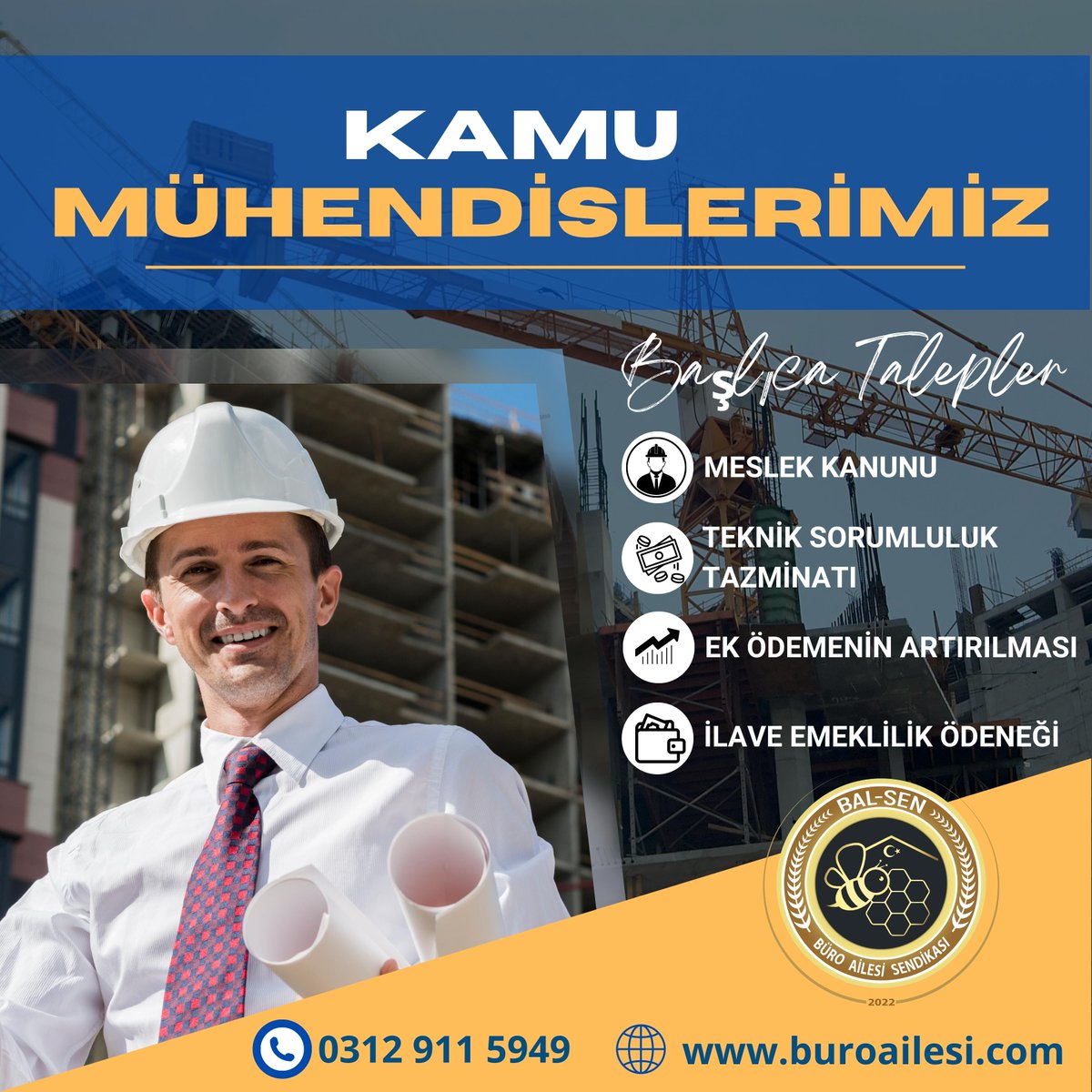 #KamuMuhendisleri nin başlıca talepleri nelerdir?

#MemuraMayıstaEkZam 
#Memur1MayısıBekliyor 
#memurgecinemiyor 
#KamuMühendisi