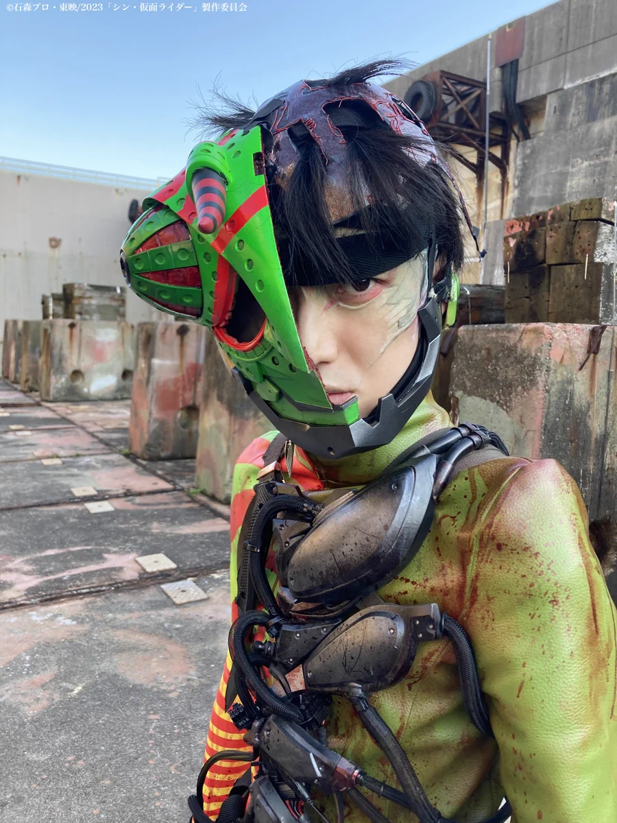 シン仮面ライダー 2号 マスク コスプレ用 送料込 アクリル樹脂製 Yahoo