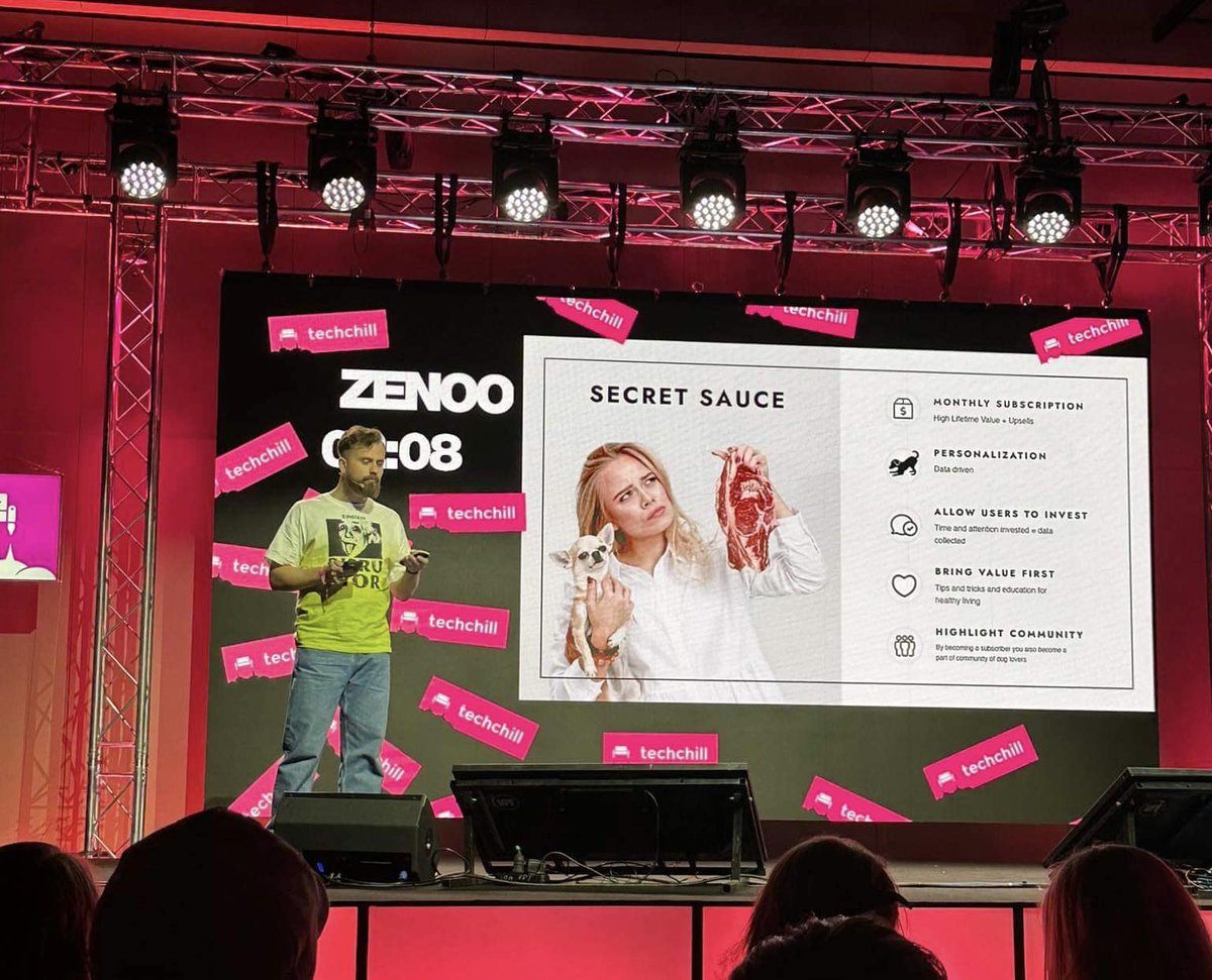 📷Great news! Our portfolio company ZENOO has made it to the top 5 best startups on Techchill. Congratulations to Mindaugas and Agota, we are proud of you.