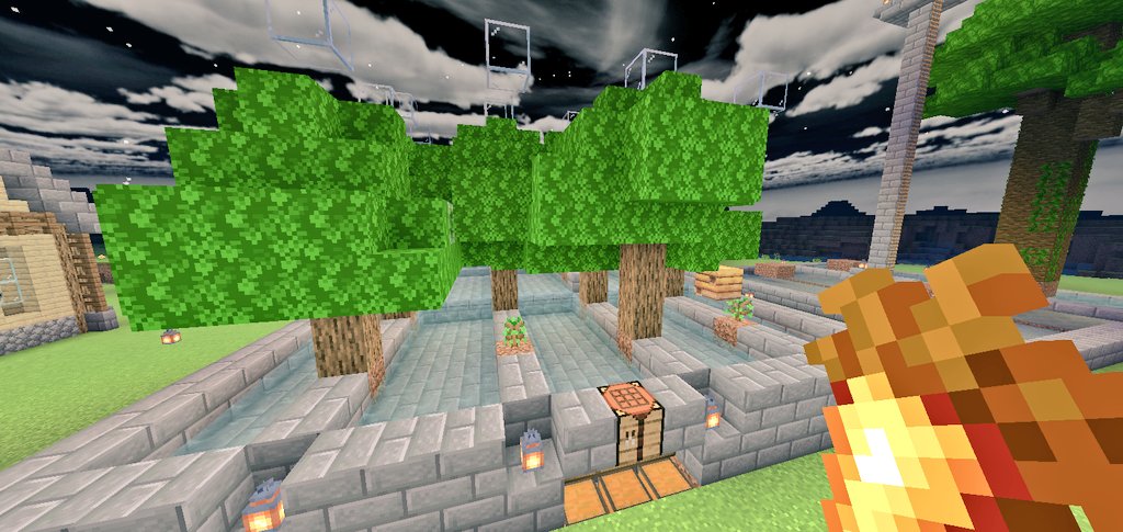 minecraft_baru's tweet photo. 整地した所には植林場を作ることにしました。
整地してから作るもの決めるのは皆同じなはず…

 #マイクラ  #マイクラ統合版  #マインクラフト  #Minecraft  #サバイバル https://t.co/quhvdjj34E