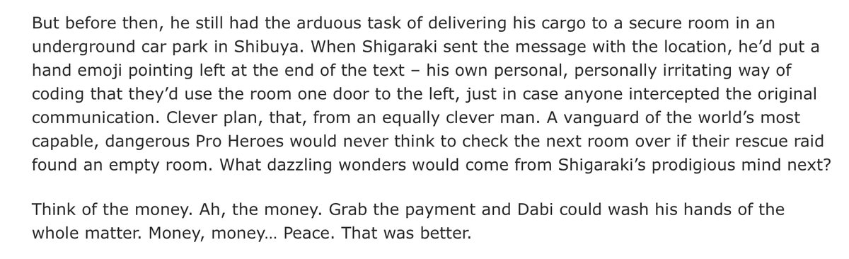 KalloWrites's tweet photo. updates to #dabihawks #kirideku a funny little comedy of errors which dabi sees as a heist delivery, and everyone else sees as a double date https://t.co/3QrvbPAjXx also shigaraki is there and he's the (funny) bane of everyone's existence of course! https://t.co/1k1A1kHqts