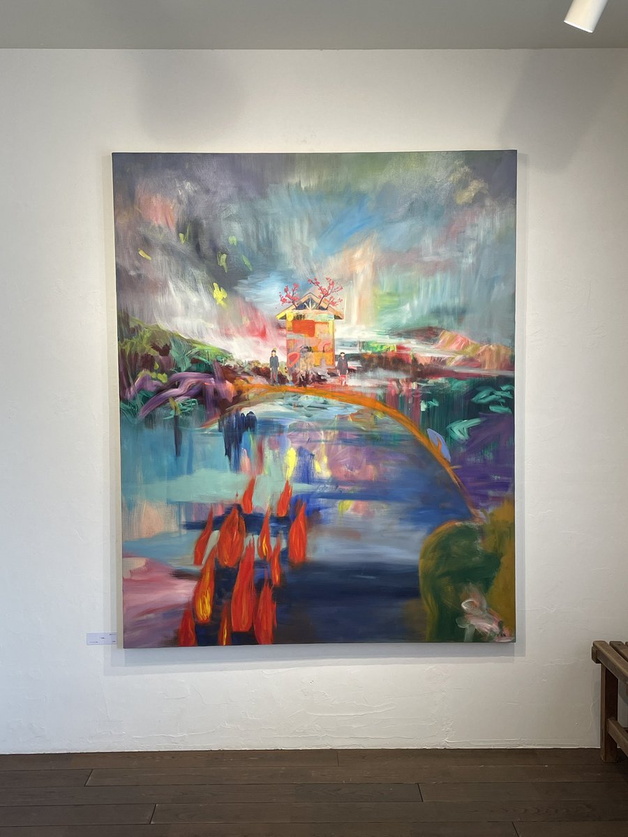sodano1218's tweet photo. 藤田チャコスさんと
浅間あす末さんの二人展「まえにいた星」を見てきた
パワフルで可愛い作品たちと、自然光のよく入るギャラリーruriroの空間がマッチしていて素敵だっ���✨ https://t.co/STDPedvNGB