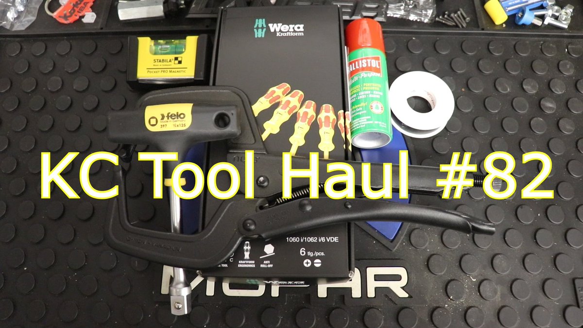 LoneStarMopars's tweet image. KC Tool Haul #82 - German Tape, Tool of the Day x2, and New Colors!

youtu.be/2cugpC0wyFE

#KCTool #ToolHaul #GermanTools #Ballistol #Felo #Gedore #NWS #Stabila #Wera #Certoplast #LockingPliers #Level #THandle #Screwdrivers