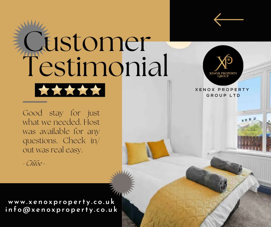XenoxProperty's tweet image. We believe that excellent communication and attentive service are key to creating memorable stays for our guests. 💯😊

#HappyGuests #SmoothCheckIn #AttentiveService #TravelMore #MemorableExperiences #xenoxpropertygroupltd #xenoxproperty