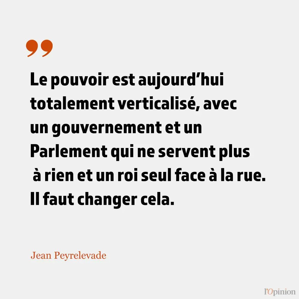 Dans Réformer la France (<a href="/OdileJacob/">Éditions Odile Jacob</a>), Jean Peyrelevade livre une analyse sans concession de la présidence d’Emmanuel Macron et puise dans une expérience de plus d’un demi-siècle quelques pistes de réflexion pour une nouvelle politique réformiste. 

👉 lopinion.fr/politique/jean…