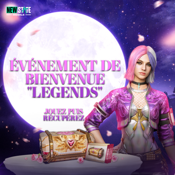FR_NEWSTATE's tweet photo. Terminez les défis événementiels et gagnez 10 billets pour caisse de Vénus 🎉
Cet événement exclusif est disponible pendant 5 jours uniquement à compter du 1er mai !
Dépêchez-vous, "Legends", le frisson du champ de bataille vous attend ! 🔥
#NEWSTATEMOBILE #NEWSTATEEVENT https://t.co/gBv8pqoQFt