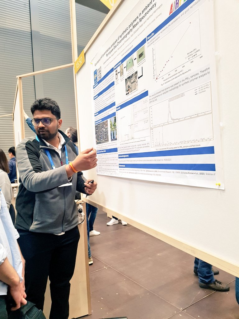 a_kaushik95's tweet photo. It was a great pleasure to present the first results of my PhD at #EGU23. All the valueable inputs are appreciable during my poster presentation. Looking forward to more results from the current study in future.
#microplastics #AirPlast #ACD #tropos @H_Herrmann24 @TROPOS_eu https://t.co/VISXQK0NOl