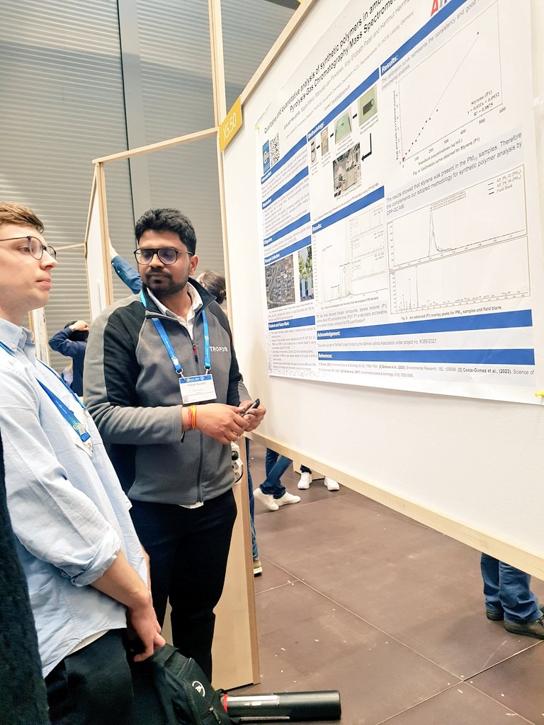 a_kaushik95's tweet photo. It was a great pleasure to present the first results of my PhD at #EGU23. All the valueable inputs are appreciable during my poster presentation. Looking forward to more results from the current study in future.
#microplastics #AirPlast #ACD #tropos @H_Herrmann24 @TROPOS_eu https://t.co/VISXQK0NOl
