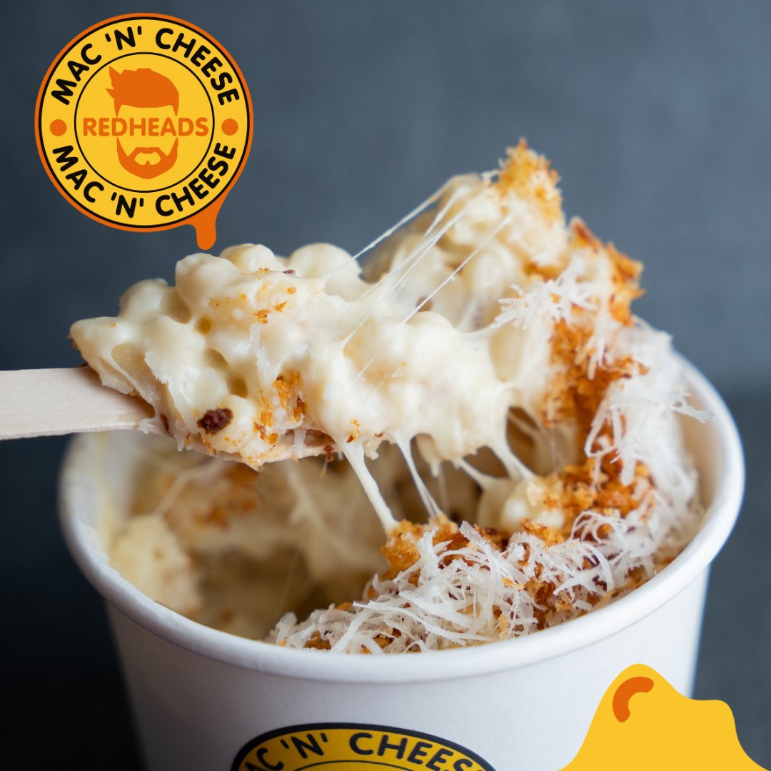 redheadsmac's tweet photo. 🧀 Cheesy, creamy, and ridiculously good - that's Redheads Mac 'N' Cheese Classic for you! 

Don't miss out on the ultimate comfort food that will leave you wanting more. 😍 

#RedheadsMacNCheese #ClassicMacAndCheese #RidiculouslyGood #CheesyGoodness https://t.co/HZliCxarIn