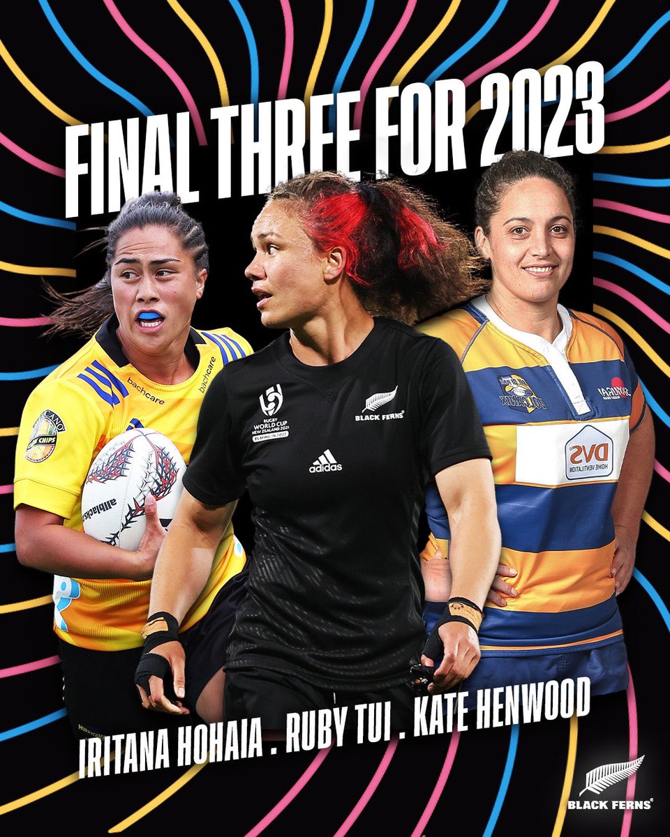 🔒 Final three locked in for 2023! Gonna be fun year...

#LikeABlackFern