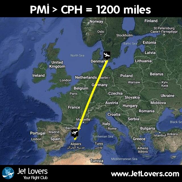 Lars_Lorenzo's tweet photo. My flight #245 on #JetLovers: PMI > CPH - another 1200 miles in the air! https://t.co/HgBrUVAKvh https://t.co/brGVG3wC5G