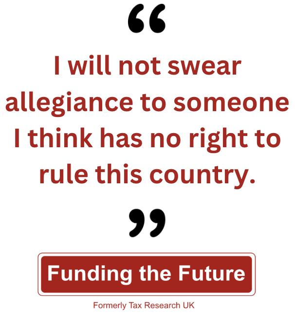 RichardJMurphy's tweet photo. Will you swear allegiance to the King? https://t.co/Gp3seypg7o https://t.co/6Zjb3XGxDS