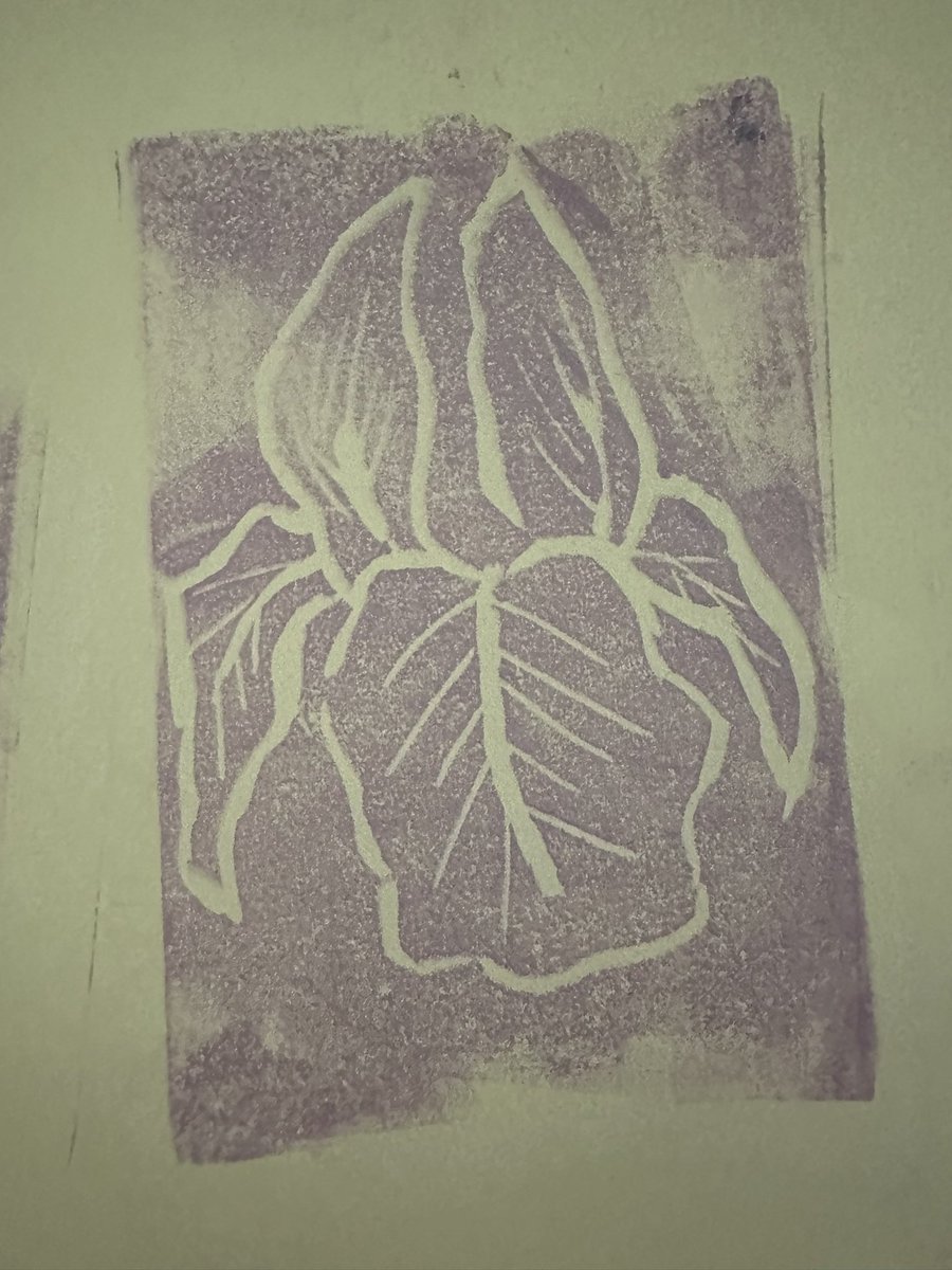 Started working with lino cutting. I started off with 2 irises… I traced an iris drawing and then the 1 that came out worse I added some detail to

#linocut #linocuts #linocutting #flower #flowers #flora #floral #florals #iris #irises #irisflower #petal #petals #inkart #ink #art