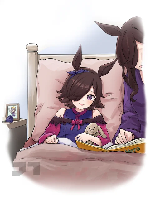 「ライスもいつかヒーローになれるのかな」  「ライスはもう、お母さんのヒーローだよ」 #ウマ娘 #ライスシャワー