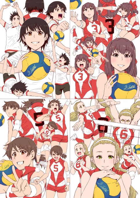 アヒルで埋め尽くしたった🏐🏐🏐

 #今月描いた絵を晒そう 