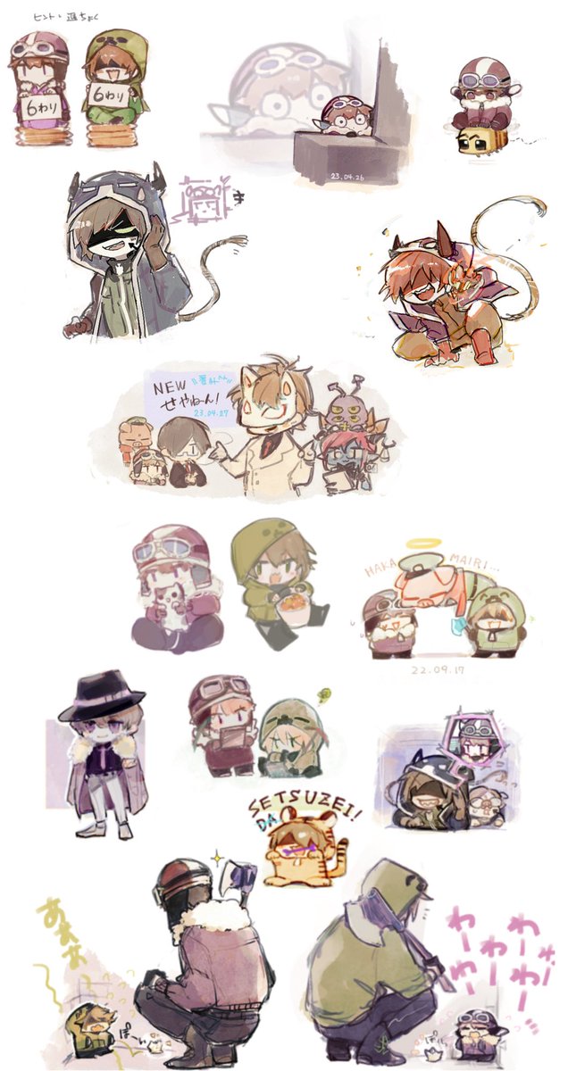 #今月描いた絵を晒そう ブランクでどうなるかと思いましたがどうにかしました