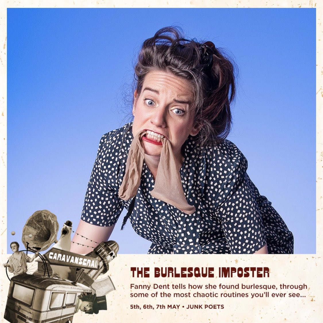 AlexImprov's tweet photo. Yes, YES! The Burlesque Imposter opens @brightonfringe @CaravanseraiBTN next weekend 🎉 Advance booking recommended! https://t.co/V1oKQNTwvU

#brightonfringe #brightonburlesque #cabaret #comedy #burlesque #femalevoices #feminist #BankHolidayWeekend #BankHoliday https://t.co/Xe6SQ2a7Kq