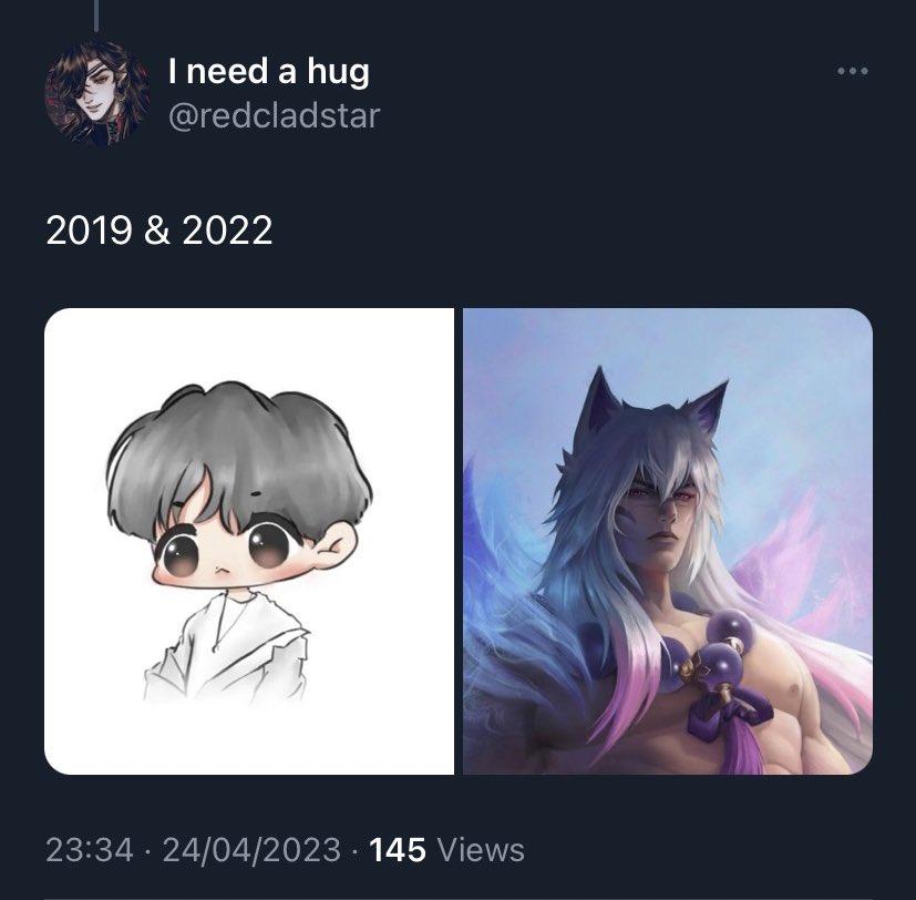 Tapio_yan's tweet photo. @Danimeshin6989 it’s def AI because their other works looked like this, the way the style change that much doesn’t make any sense… also the art that is directly traced from starember 😭 https://t.co/qiNldtkFHn