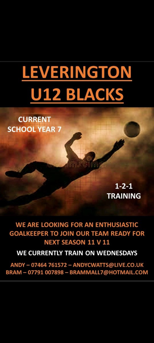 bramm7's tweet photo. If anyone can help or knows of a Goal Keeper wanting to improve and be tested let us know. Peterborough division 3 (Sundays) https://t.co/jR3T3ItlNX