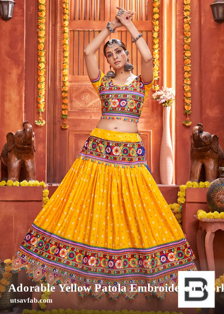 utsavfab's tweet photo. Adorable Yellow Patola Embroidered Work Utsav Lehenga For Navratri utsav12503
by UTSAV FAB starting at $49.00. 
whats app at +1 919 590 5389
#utsav #utsavfab #utsavfashion #saree #salwar_kameez #lehenga https://t.co/BB80rdVwK5