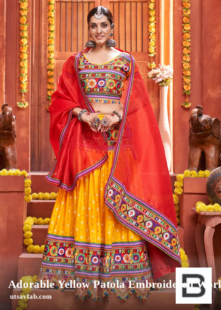 utsavfab's tweet photo. Adorable Yellow Patola Embroidered Work Utsav Lehenga For Navratri utsav12503
by UTSAV FAB starting at $49.00. 
whats app at +1 919 590 5389
#utsav #utsavfab #utsavfashion #saree #salwar_kameez #lehenga https://t.co/BB80rdVwK5