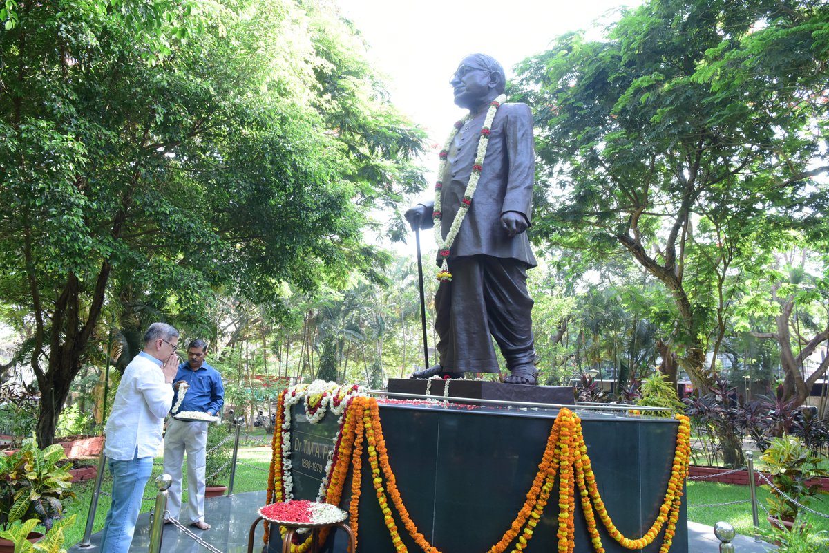 MAHE_Manipal's tweet photo. Let's pay homage to the visionary founder of Manipal, Padma Shri Awardee Late Dr. TMA Pai, on his 125th birth anniversary. 

#ManipalFoundersDay #TMAPai #MAHE #Manipal https://t.co/or1r0OFdY7