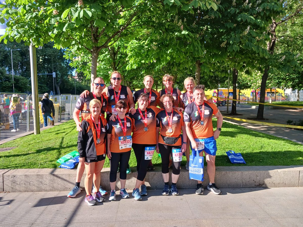 C_C_F_G's tweet photo. Madrid Rock n Roll marathon. Well done to our members who ran 10k and half marathon in Madrid last weekend👏🏼👏🏼👏🏼 #running #10k  #halfmarathon #rocknrollmadrid #runningholidays #Goodtimes #mentalhealth #Wellbeing https://t.co/vVIz4YLFf3