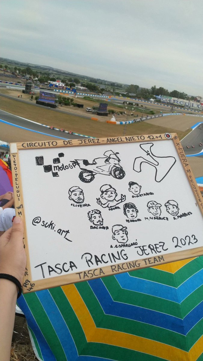 sandragomas's tweet photo. Dibujando a parte de la plantilla de motoGP y moto 2
@motosjerez #motosjerez 
#oliveira #quartararo #ogura #bagnaia #pedrosa #marquez #alexmarquez #aleixespargaro https://t.co/AlDGTxCWF9