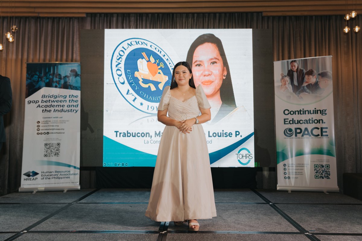 tohrsph's tweet photo. Ma. Michaella Louise Postrero Trabucon - La Consolacion College Bacolod

#TOHRS2020 #HREAP https://t.co/yVnc4j4Bfi