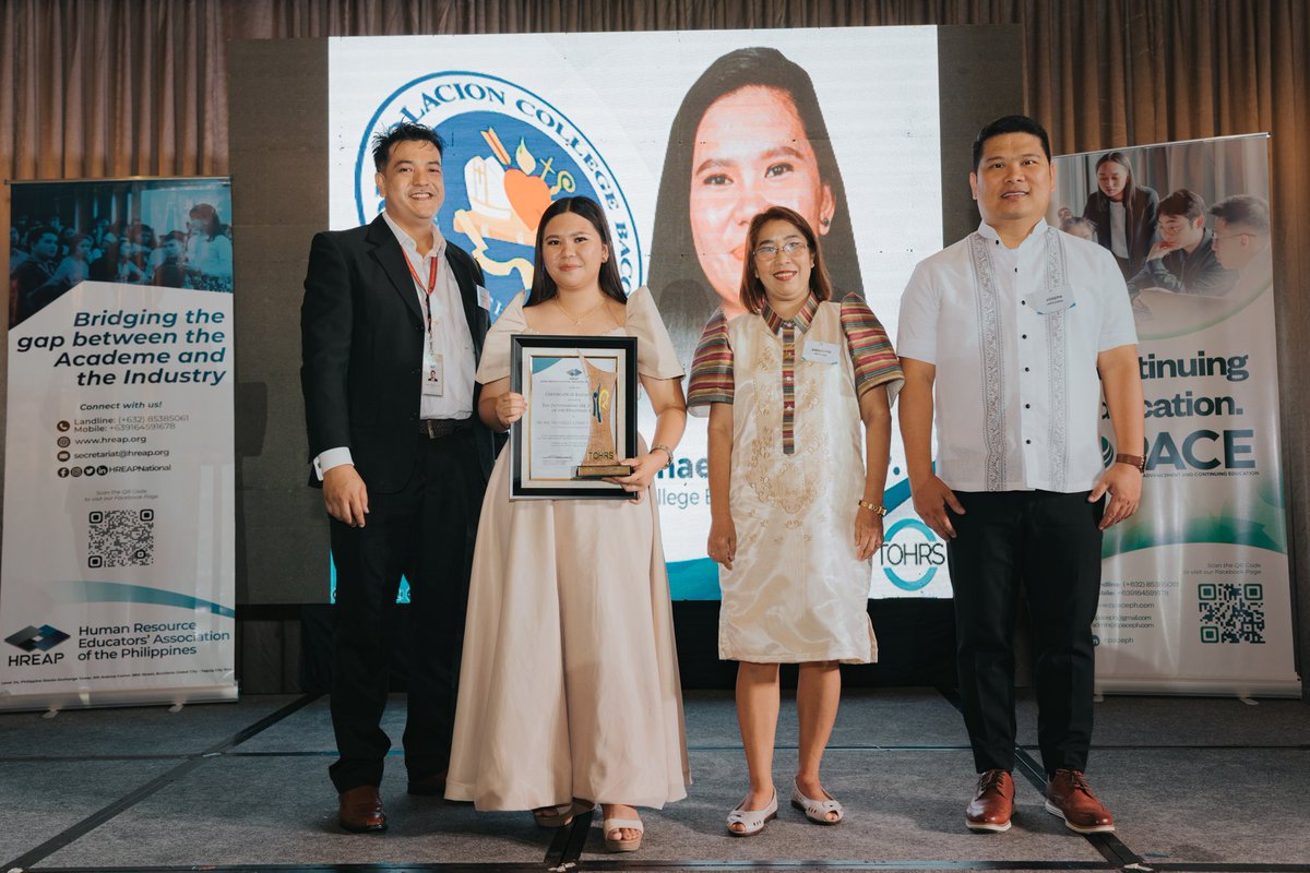 tohrsph's tweet photo. Ma. Michaella Louise Postrero Trabucon - La Consolacion College Bacolod

#TOHRS2020 #HREAP https://t.co/yVnc4j4Bfi