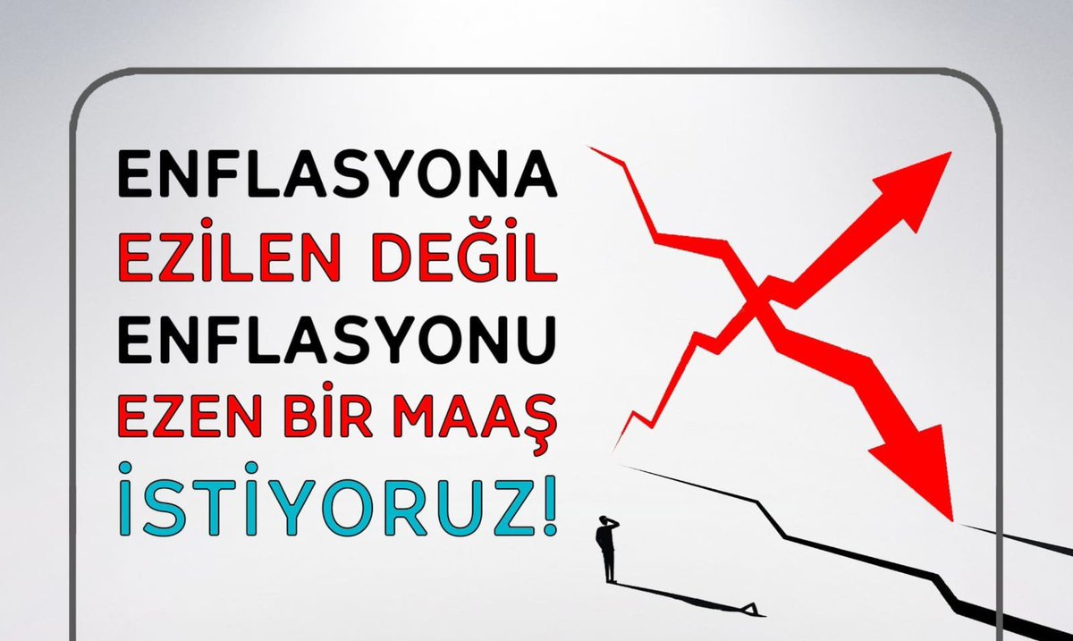 msmdgsn's tweet photo. Memura vakit geçirmeksizin seyyanen zam elzemdir. Memur enflasyon karşısında zor günler geçiriyor. Biz; enflasyona ezilen değil, enflasyonu ezen bir maaş için seyyanen zam istiyoruz! #MemuraMayıstaEkZam #MaarifSen https://t.co/slghsjShu9