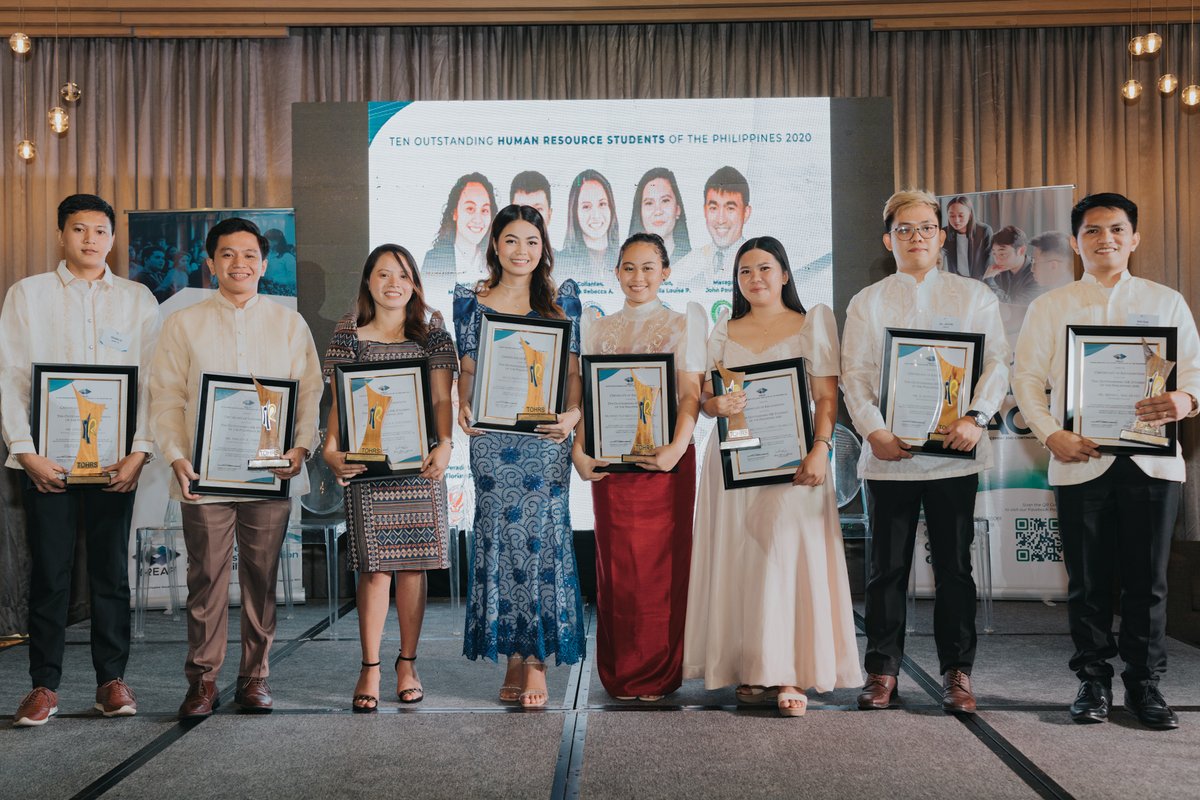 tohrsph's tweet photo. Congratulations to the Ten Outstanding Human Resource Students of the Philippines 2020 National Awardees! It's never too late to recognize your achievements. We are proud of you!

#TOHRS2020 #HREAP https://t.co/e9nElyl4xy