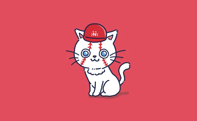 野球ネコ。