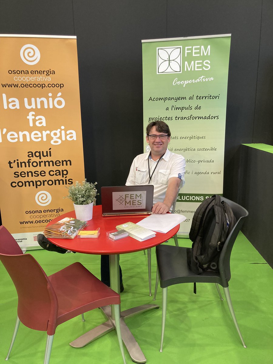 Les  #comunitatergetica faciliten q tothom pugui fer la transicó energetica d’una forma sostenible amb beneficis  individuals i  col.lectius!
Si vols saber com fer-ho!  T’oferim  q passis x estand d <a href="/femmescoop/">FemMes</a> i <a href="/osonaenergia/">OECOOP</a> a FiraQBalaguer