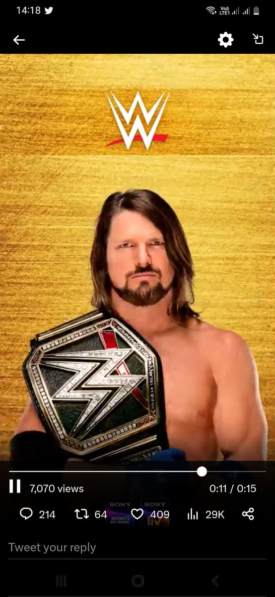 s_nihar's tweet photo. @WWEIndia https://t.co/k2y2W8AGYV