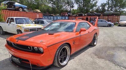 TorqueAmerican's tweet photo. So wrong it’s RIGHT !!🤔
Definitely looks fast…
#torqueamerican 
#wingedwarrior 
#chellenger 
#modernmusclecar 
#mopar
#moparornocar 
#musclecar 
#musclecars
#dodgedaytona https://t.co/7XYXaJus2P
