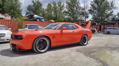 TorqueAmerican's tweet photo. So wrong it’s RIGHT !!🤔
Definitely looks fast…
#torqueamerican 
#wingedwarrior 
#chellenger 
#modernmusclecar 
#mopar
#moparornocar 
#musclecar 
#musclecars
#dodgedaytona https://t.co/7XYXaJus2P