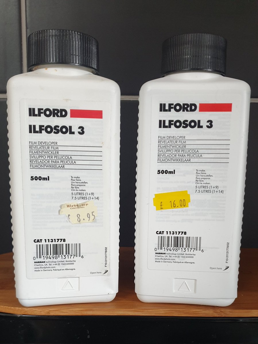 The Difference 10 years makes (...in price) #Analogue #photography #Ilford