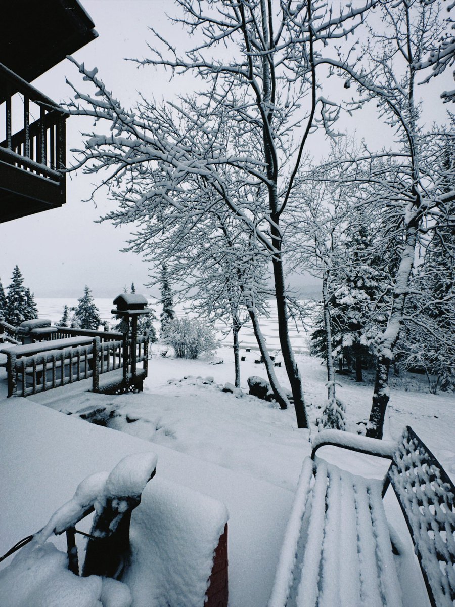 BorderlandLodge's tweet photo. 3” of fresh ❄️❄️❄️ here on #GunflintLake 😯

#mnwx https://t.co/71pou6l1xC