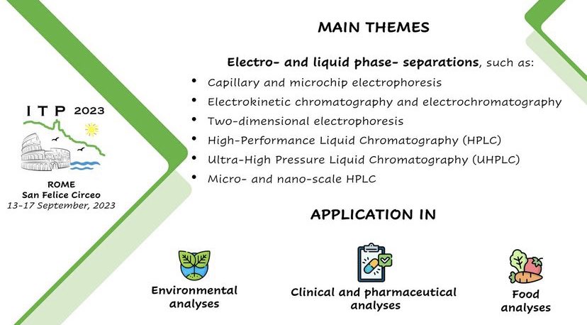 itp_2023's tweet photo. The main themes of #itp2023 🔥
To stay updated, visit our official website https://t.co/meiJmCjqOm❗️
#staytuned #itp2023 #congress #analyticalchemistry #separationscience #separationtechniques https://t.co/V3W7C43gIx