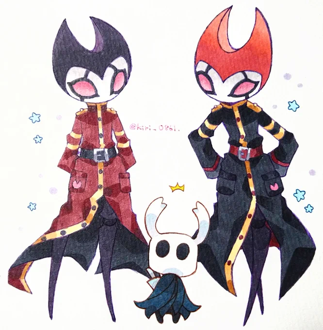 軍服のようなもの  #HollowKnight