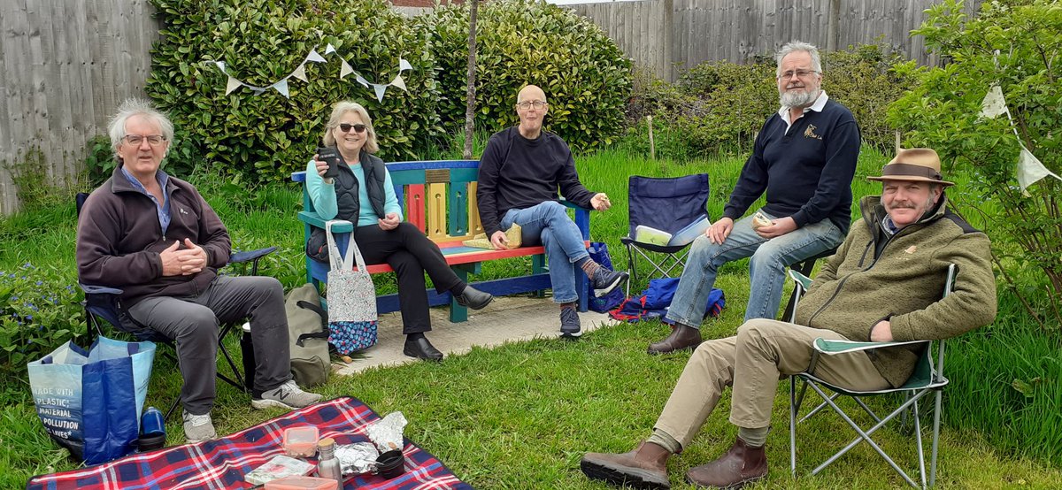 norris_group's tweet photo. The rain held off and we had a lovely picnic amongst the blossom. #blossomday #norrishill #communityorchard @NWLeics @NWLEnviro @LeicsCountyHall @UK_Orch_Network https://t.co/O5wuGXN9WR