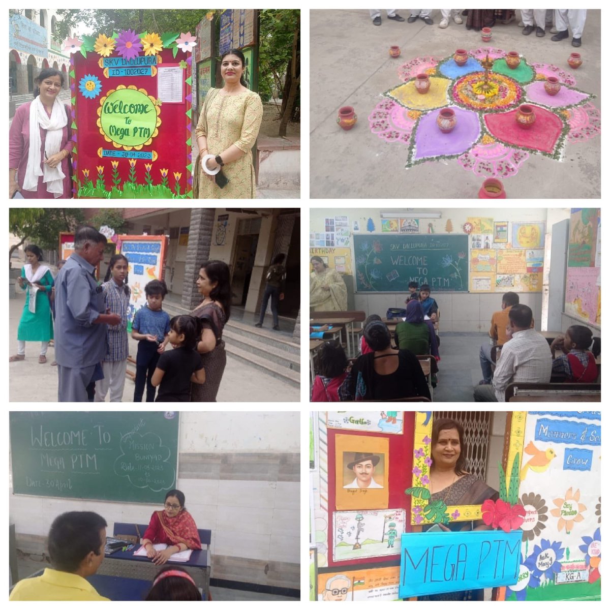Skv_Dallupura's tweet photo. “MISSION BUNIYAAD in hand,to achieve the mission”,Good foundation of our children will place them in good future.SKV Dallupura walked hand in hand with parents and their children in today’s MEGA PTM for their betterment.@Dir_Education @DSTF_2020 @RajhanstiwariMT @Sandhya05576637 https://t.co/FDtOgNfIjd