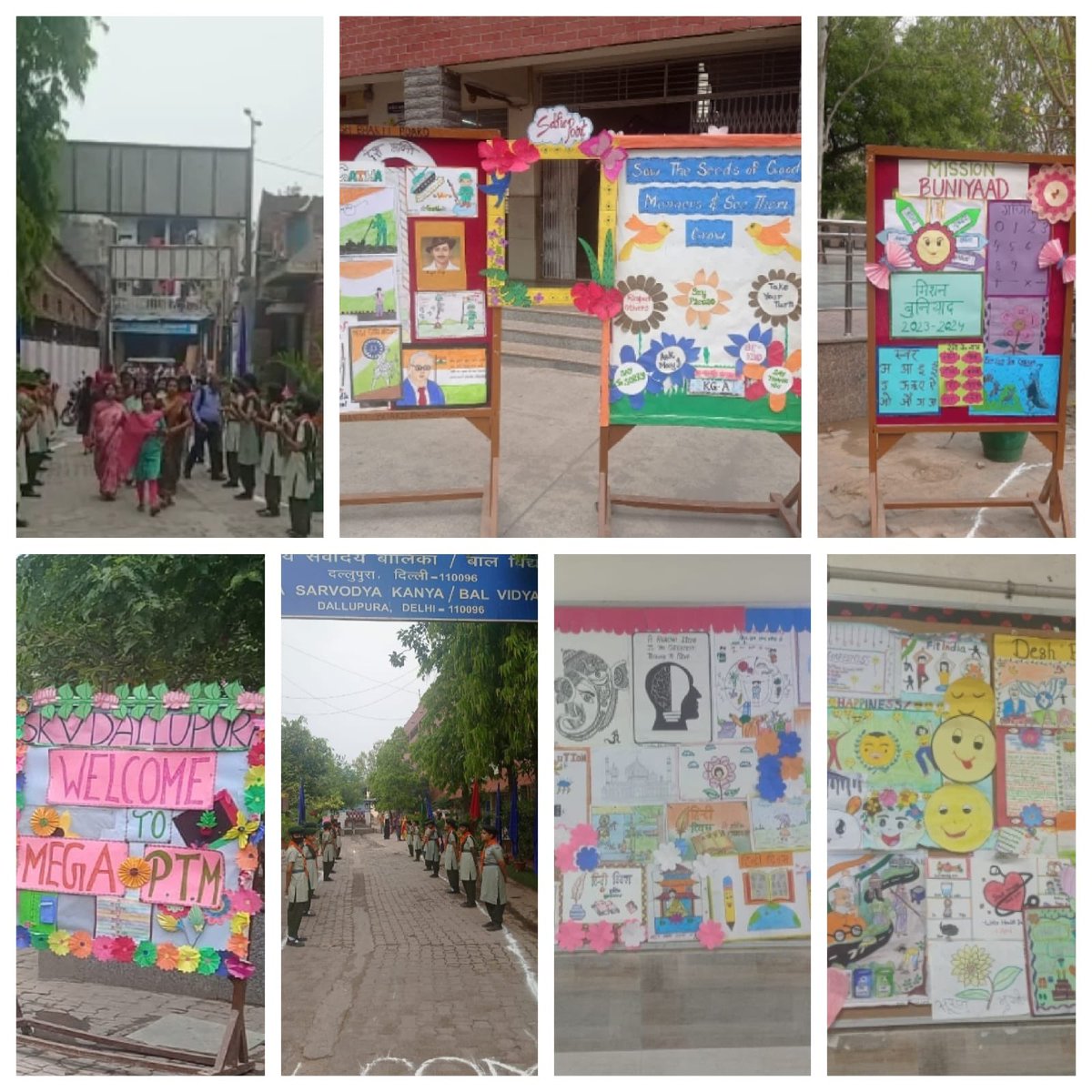 Skv_Dallupura's tweet photo. “MISSION BUNIYAAD in hand,to achieve the mission”,Good foundation of our children will place them in good future.SKV Dallupura walked hand in hand with parents and their children in today’s MEGA PTM for their betterment.@Dir_Education @DSTF_2020 @RajhanstiwariMT @Sandhya05576637 https://t.co/FDtOgNfIjd