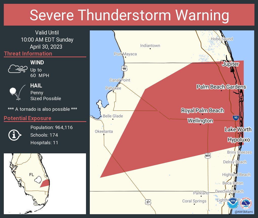 NWS Severe Tstorm tweet media